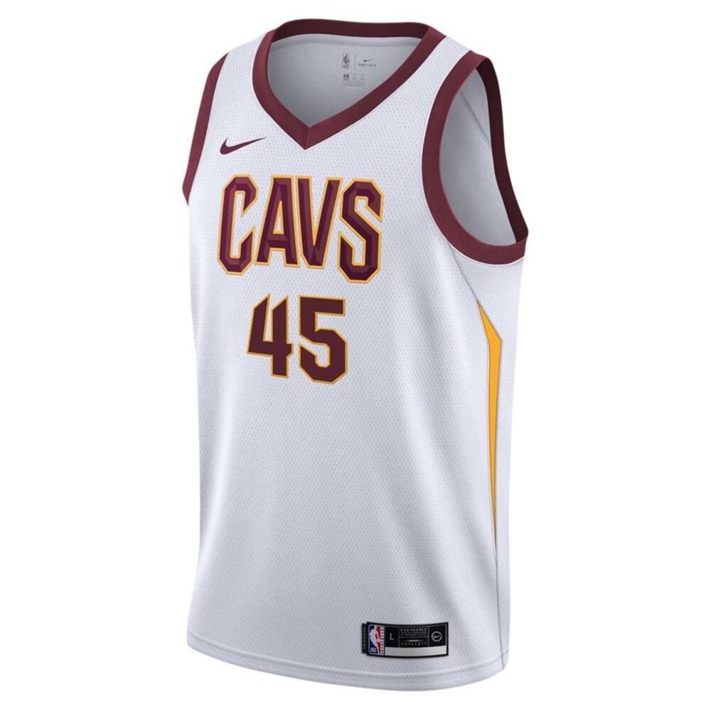 Cleveland Cavaliers Childrens/Kids Donovan Mitchell Basketball Jersey / White